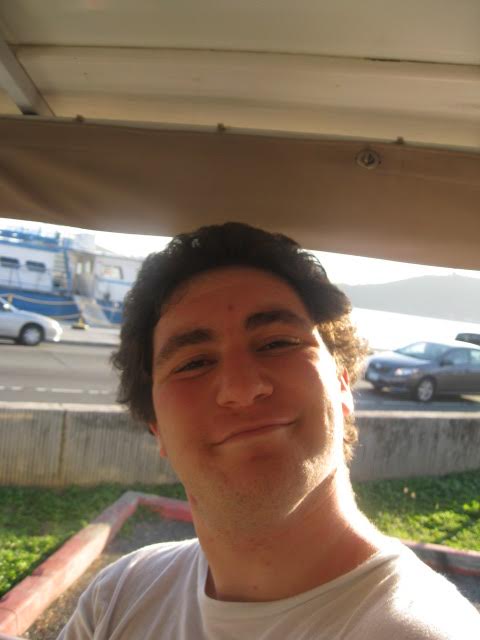 David smiling outdoors